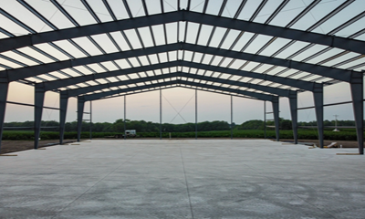 steel frame pavilion